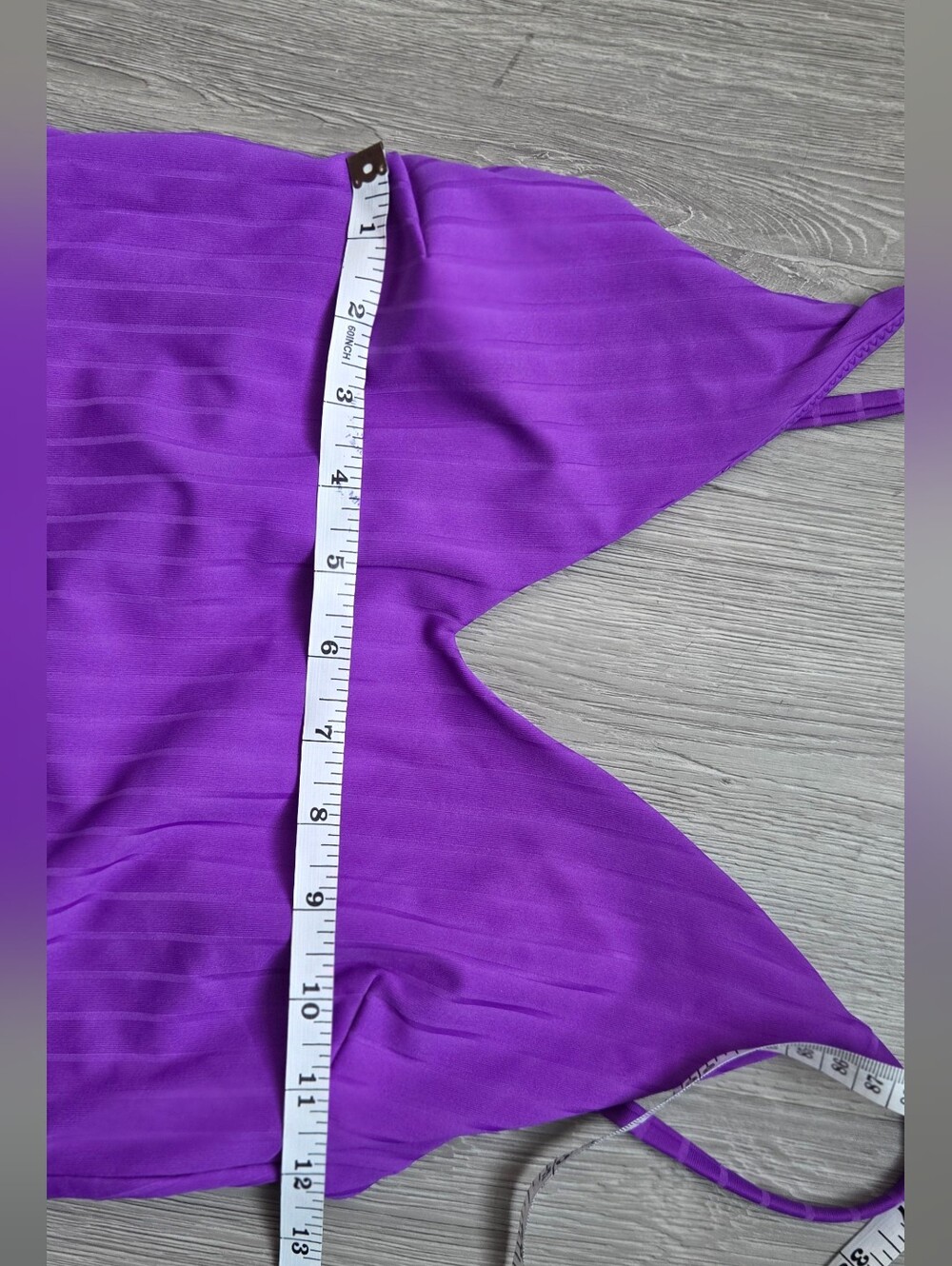 Lululemon Atomic Purple V-Neck Ribbed One-Piece Swimsuit No Size Dot - Picture 5 of 9